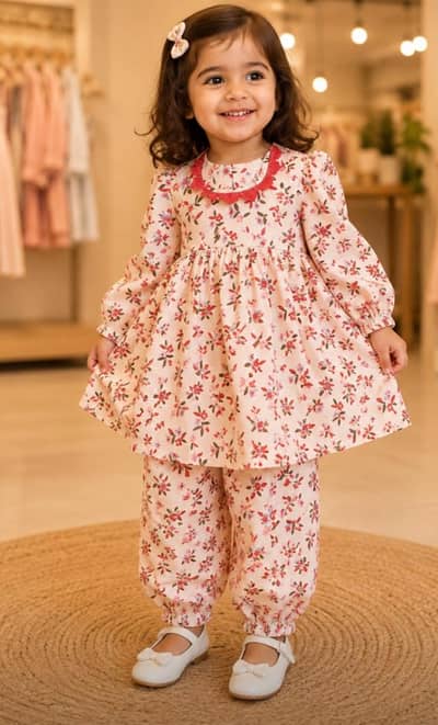 Baby Girl Frock Set 3 Months | ~~Rs. 1500~~ Rs. 999 Only