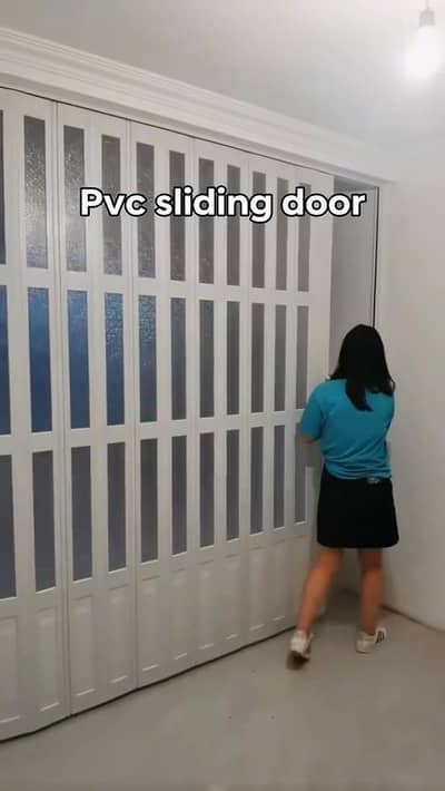 Room divider PVC folding door