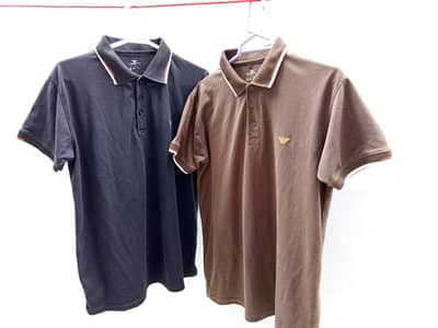 Cotton Pique Polo Shirts Pack of 2