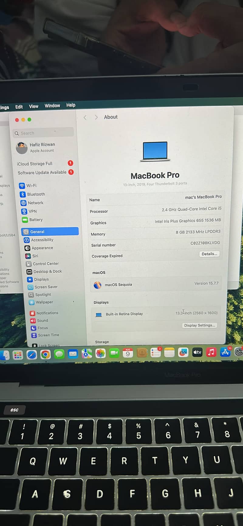 Macbook Pro 2019 6