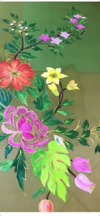 silk paint