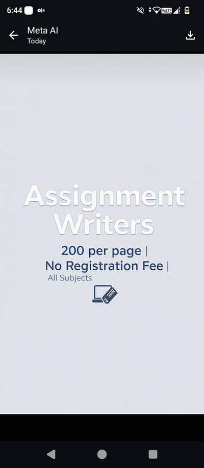 Assignment work