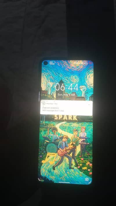 Tecno Spark 6 4/64 panel glass crack Baki all ok no any fault