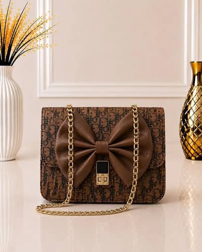 women leather  plain shoulder bag with free delivery