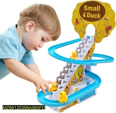 bright blue muscle climb toy for kids