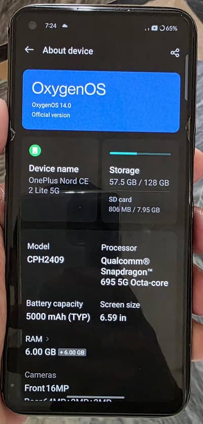 One Plus Nord CE 2 Lite