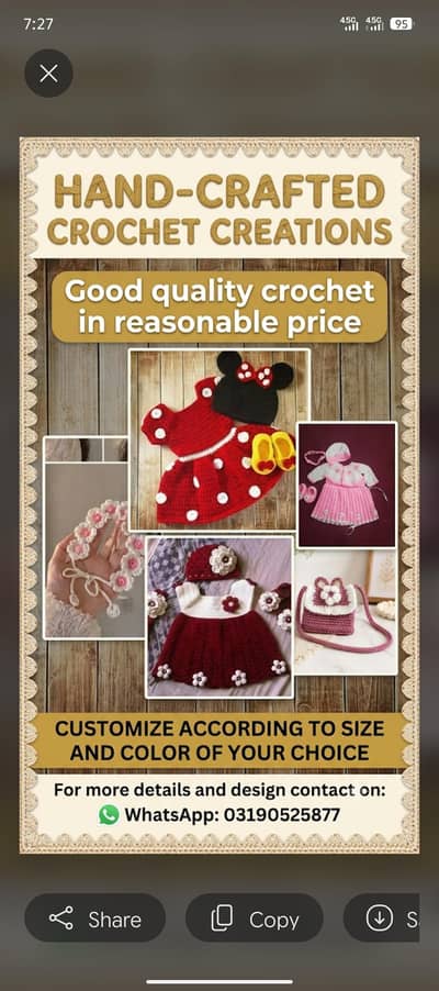 customise crotchet items