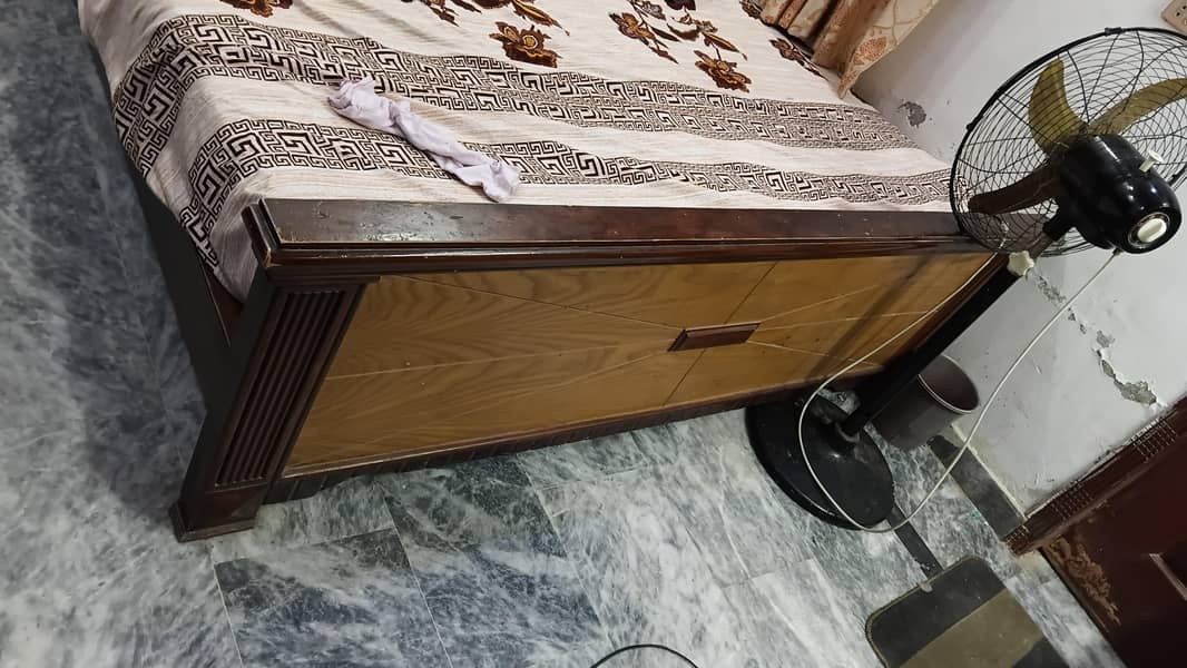 Solid Wood Bed 1