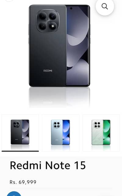 Redmi note 15 just box open full warranty
