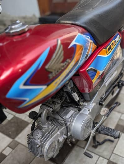 Honda CD 70 2026 with 2 orignal keys (03333265073)