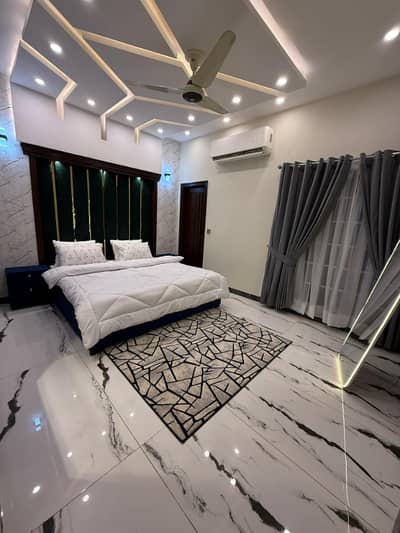 5 Marla Brand new first entry full furnished lower portion for rent in Bahia Town lahore 0300 4561276
