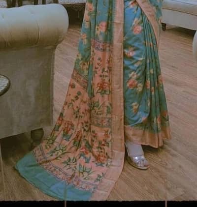 sapphire silk saree