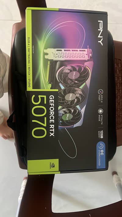 RTX 5070 12GB PNY (premium/EPIC-X RGB variant) Triple Fan GPU