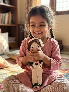 crochet Doll. 15 inch
