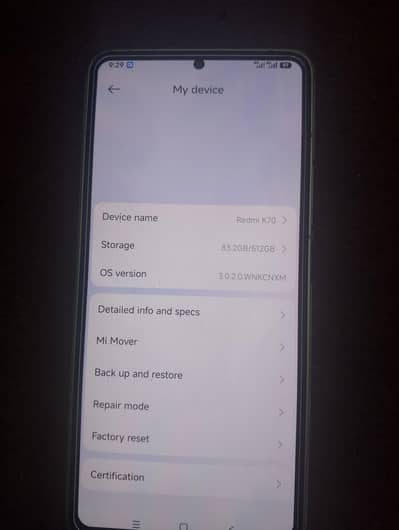 redmi k70 16/512gb PTA approved official