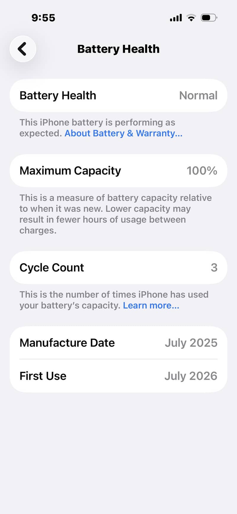 Apple iPhone 16 256 Gb 100BH 3CC just i week used. 1
