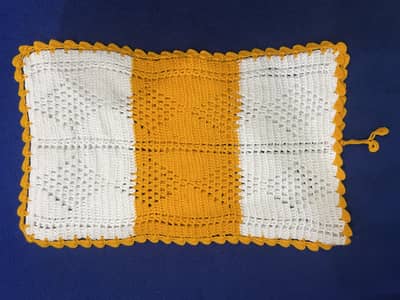 Handmade Crochet Pillow Cover – Elegant Home Decor