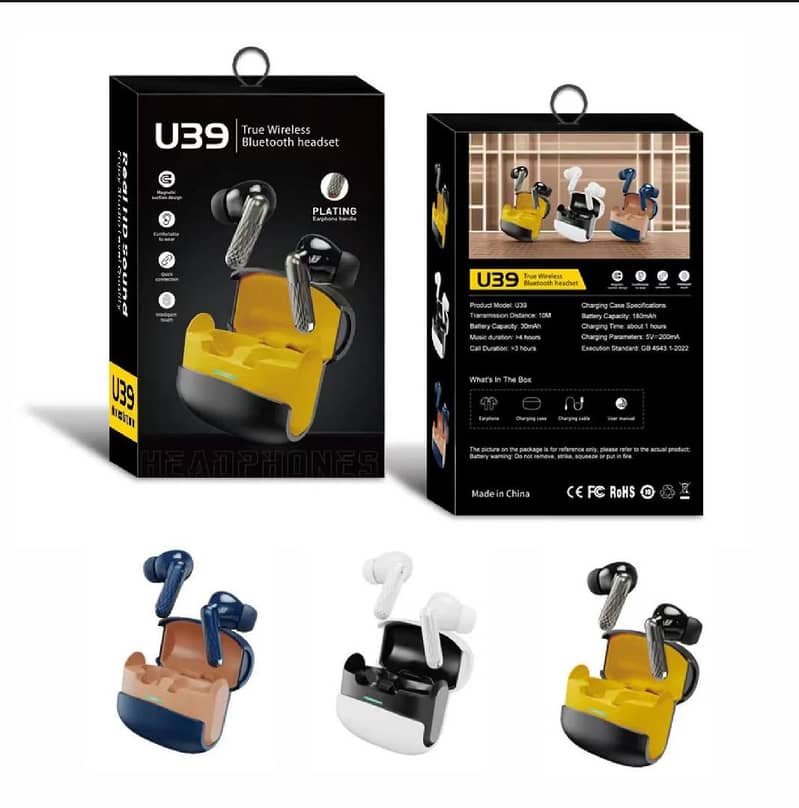 U39 True Wireless Bluetooth Earbuds 1