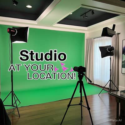 We setup your own studio at your location!!!