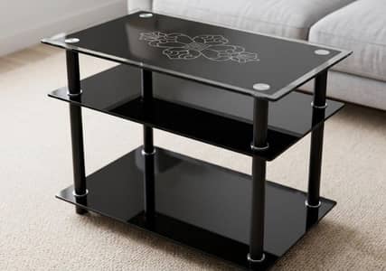 Glass table (Price negotiable)
