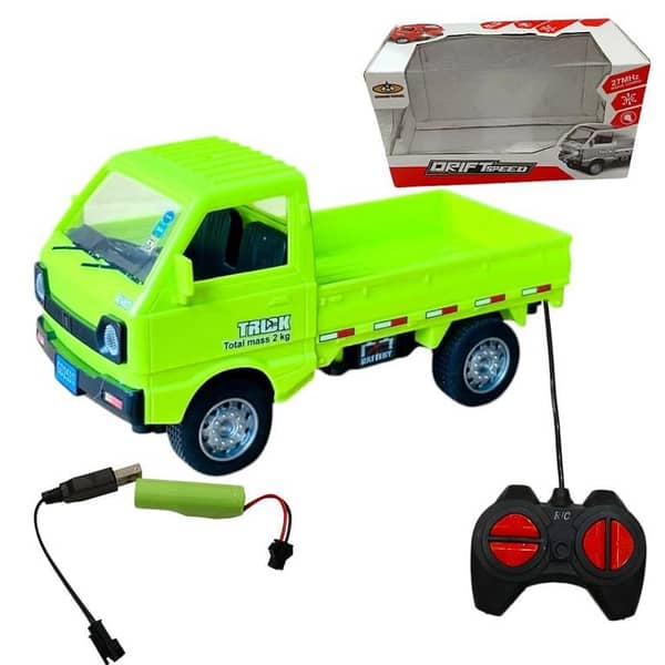 Suzuki 1:16 Pickup Truck | Remote Control Truck with Smoke, Lights & Sound | Rechargeable Delivery Pickup Model Toy for Kids