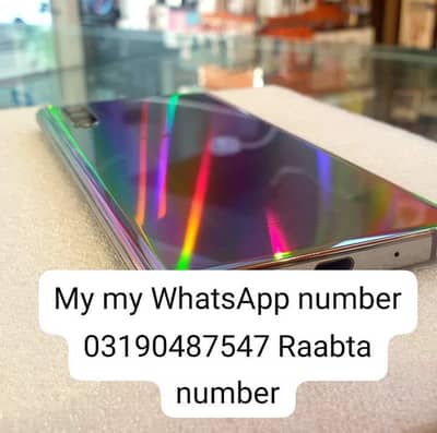 Samsung Mobile Note 10 Plus 12256 GB memory