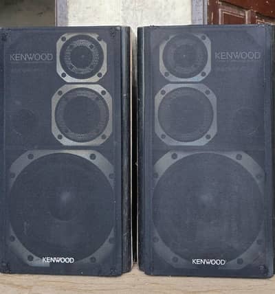 Original Kenwood 3-Way 3-Speaker System Made in Japan – 80W – 6 Ohms