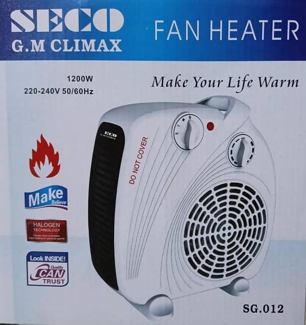 Portable Electric Fan Heater Seco SG 012