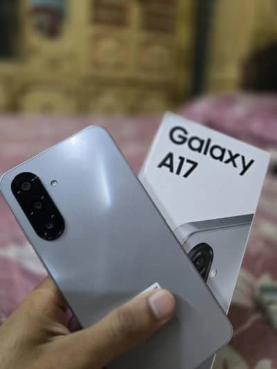 SAMSUNG GALAXY A17 8/256 OFFICIAL PTA APPROVED DUAL SIM WITH FULL BOX