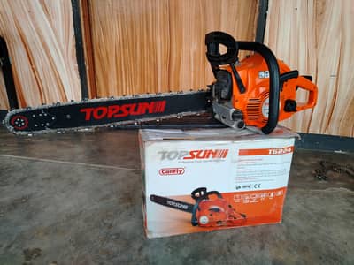 Origninal Topsun T6224 Chainsaw 62cc 4.3HP + Extra Chain - Like New