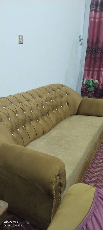 3+1+1 sofa almost new