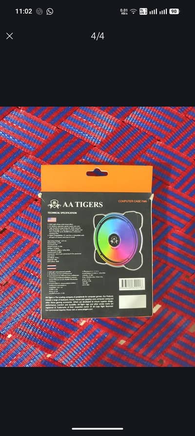 Tiger AA 110 RGB Fans Just like New 1500 Each (03218876152)