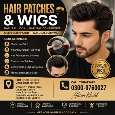 Hair Patches & Wigs | Men's Hair Patch | Natural Hair Wig\.
