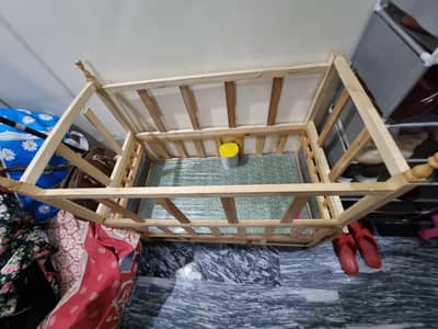 kids wooden bed