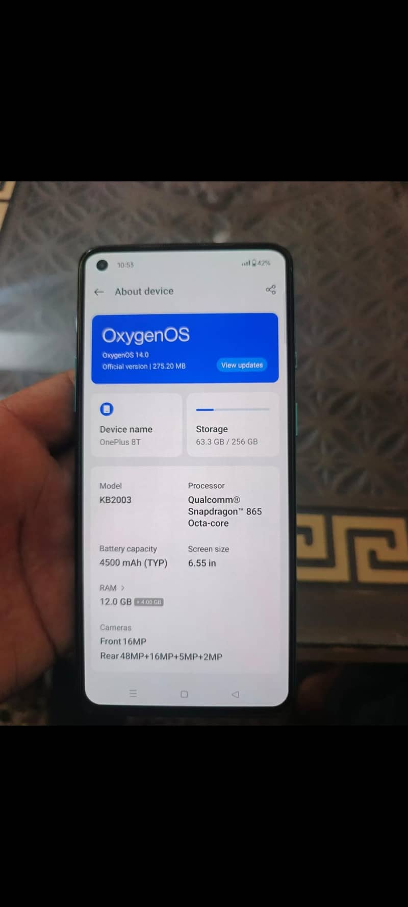 One Plus 8T 3