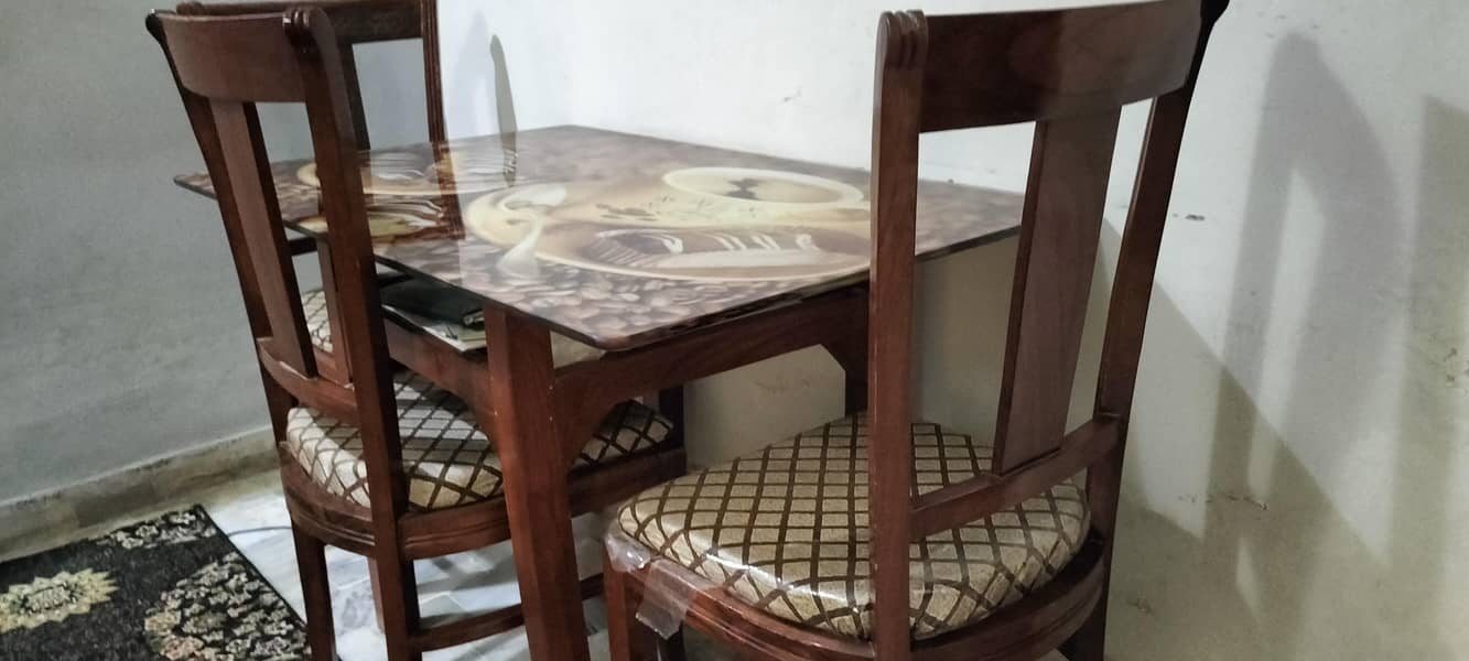 4 chairs dining table 2