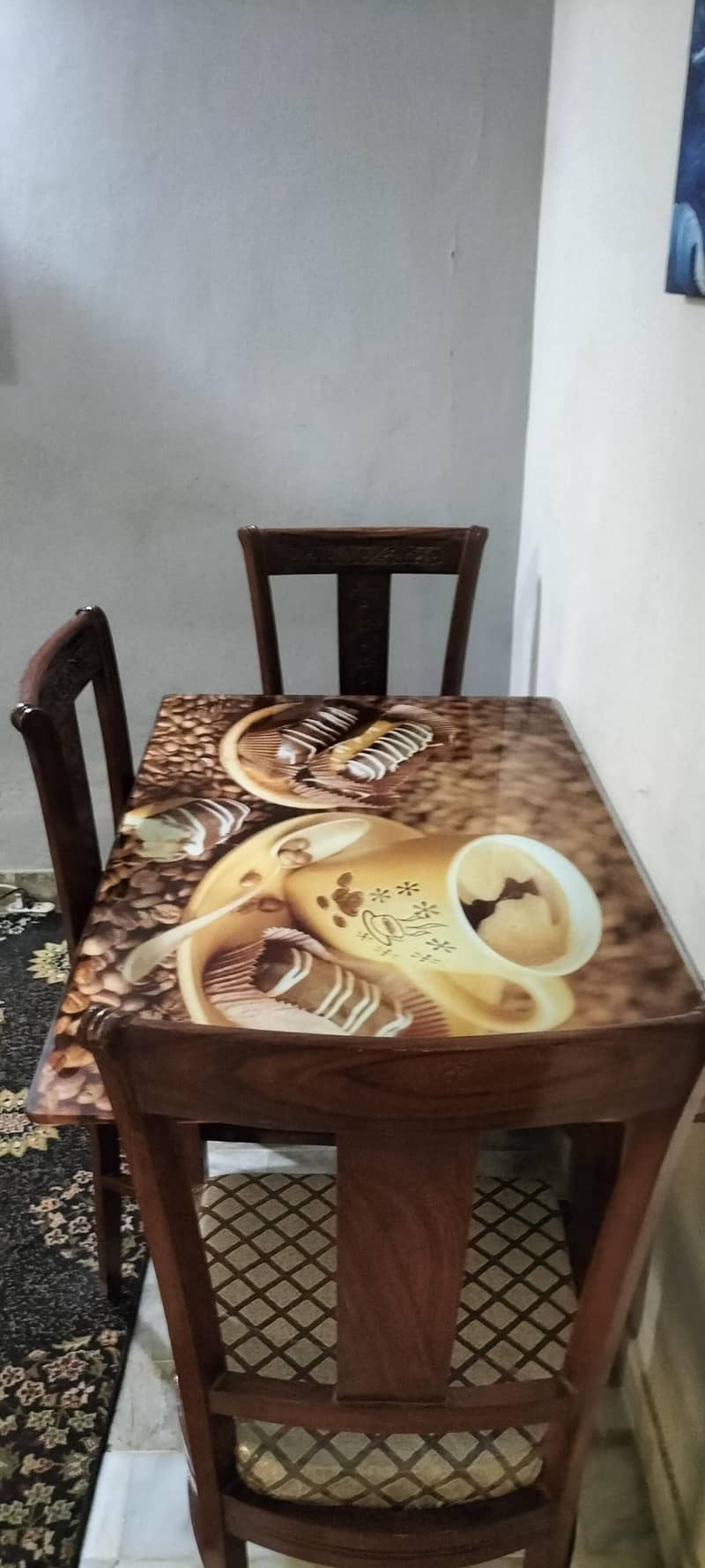 4 chairs dining table 3