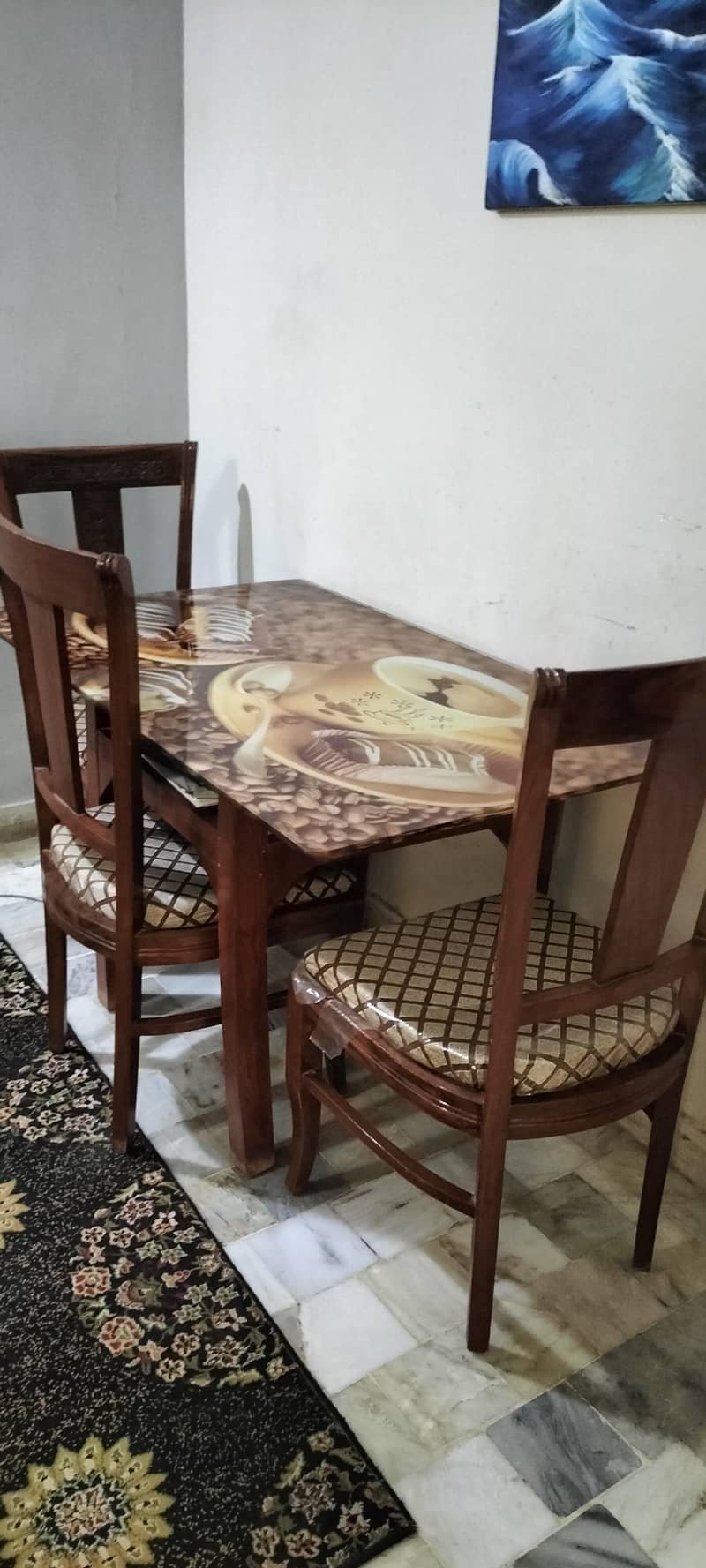 4 chairs dining table 5