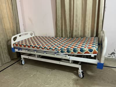 2 functions hospital patients bed with mattress and air mattress
