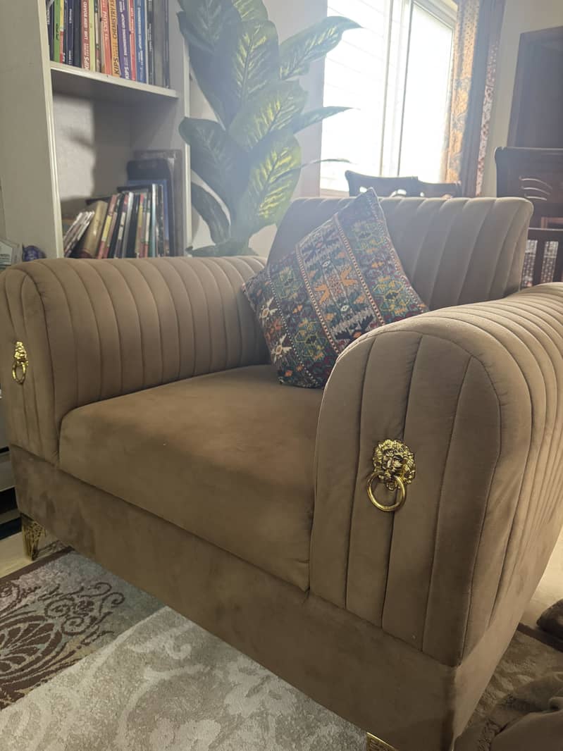Sofa set and single bed 1