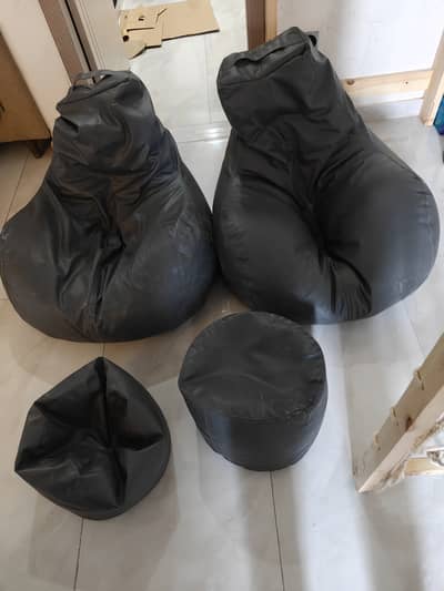 Bean bags set of 2 for sale