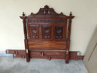 wooden bed single for sale
