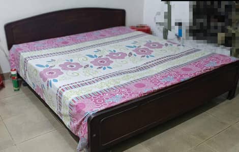 Vintage Solid Wooden Double Bed for sale(mattress not included )