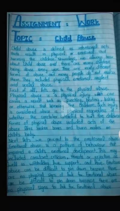 Assignment writing