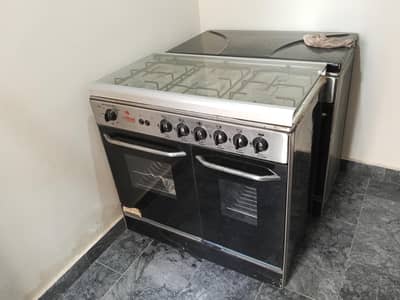Gas Cooking Range 5 burner with Oven