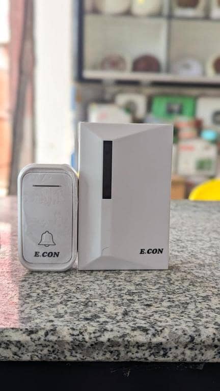 E. CON V015F Wireless Digital Door Bell – Wireless Doorbell Chime Push Button
