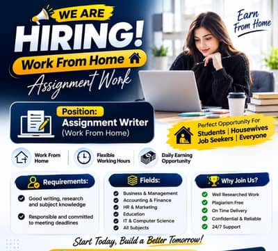Online Jobs , Assisgment Work , Students , Freshers Jobs , Part Time