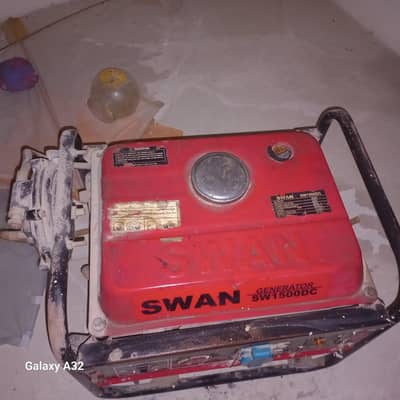 Swan SW-1500 DC Generator 1.5KVA | Petrol + Gas | Gas Kit Installed