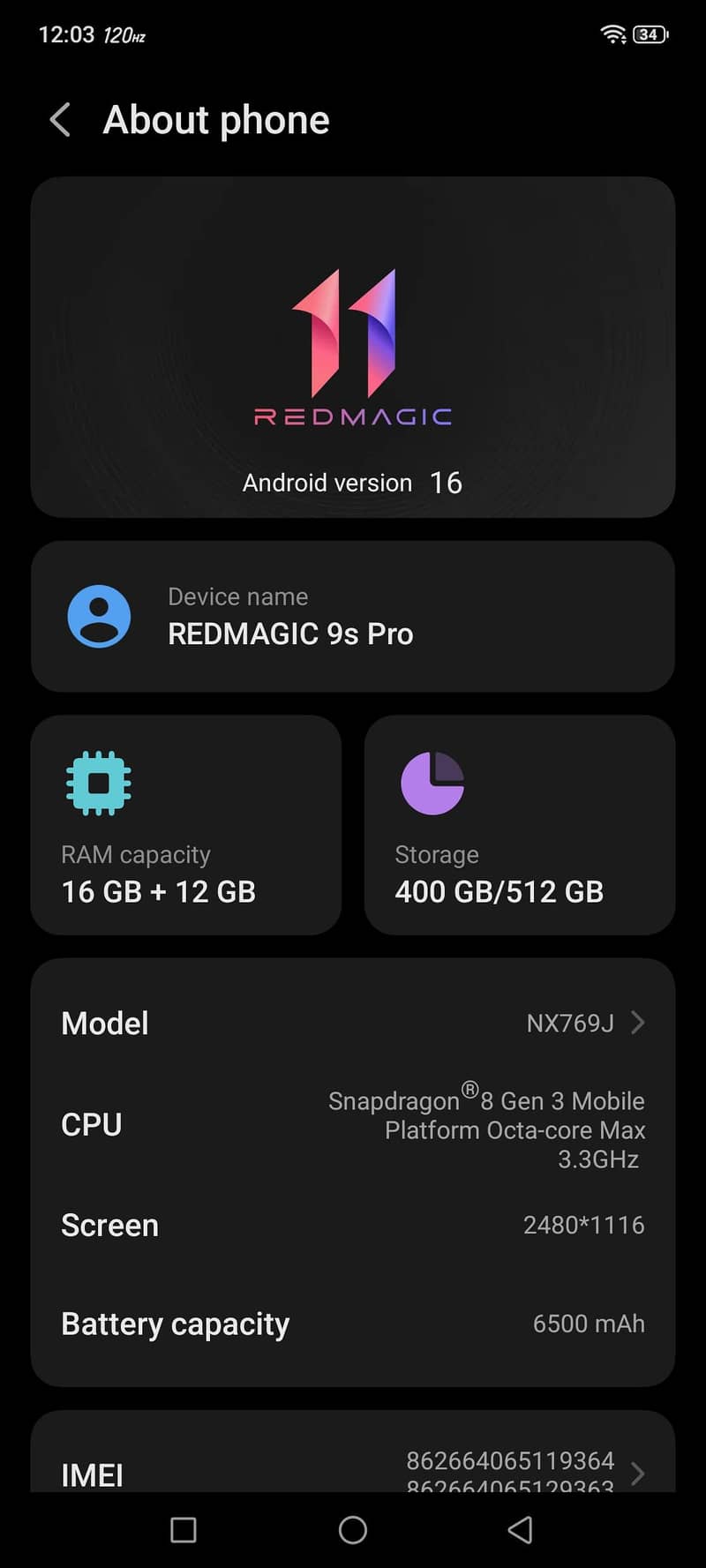 redmagic 9s pro 9