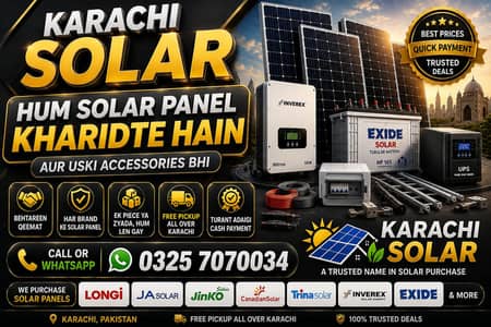 Karachi Solar – Solar Panel, Inverter, Battery & UPS Purchase